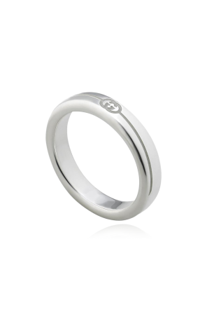 Gucci Srebrny pierścień