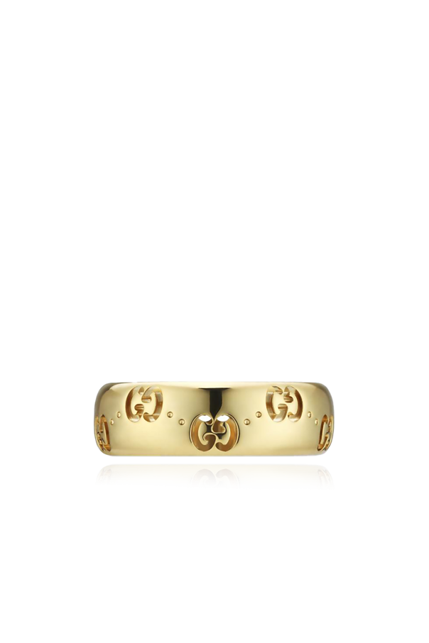 Gucci Gold ring with logo