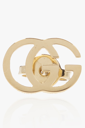 Gucci Logo-shaped gold earrings