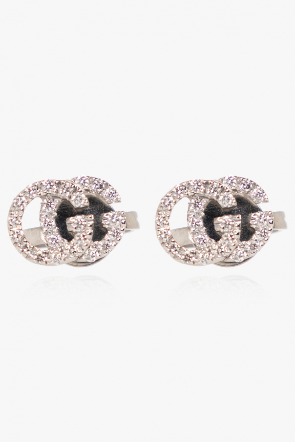 gucci side White gold earrings