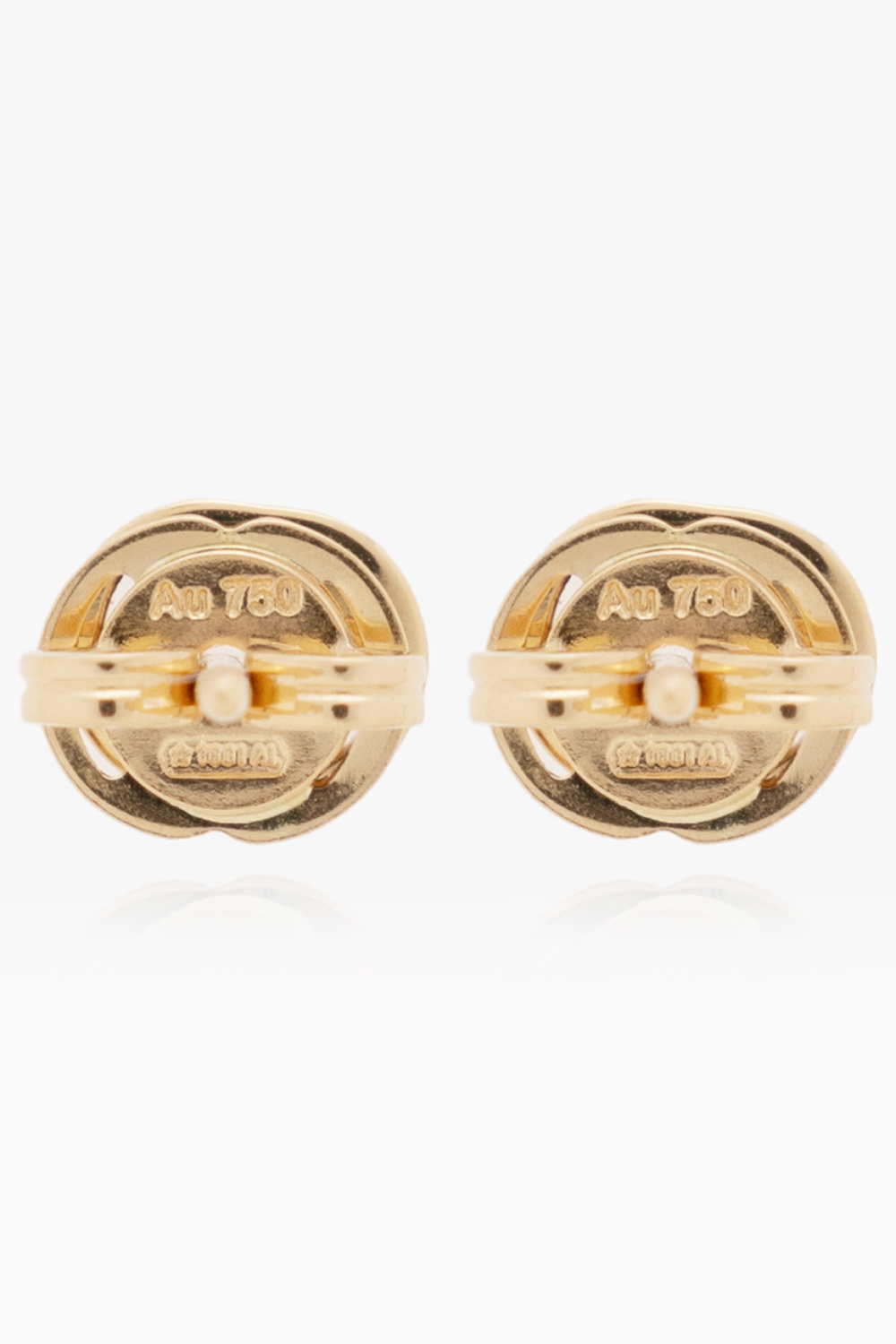 Gucci Logo-shaped gold earrings