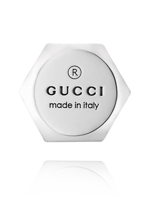 Gucci cuero Kolczyki z logo