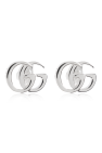 Gucci SILVER Silver logo-shaped earrings