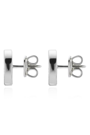 Gucci Silver earrings in 'logo' shape