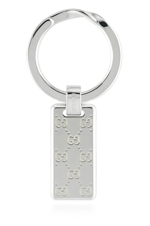 Llavero plateado con logo
