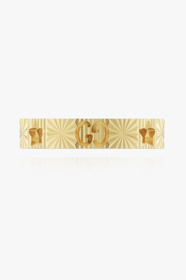 ‘Ikon Star’ ring in yellow gold od Gucci