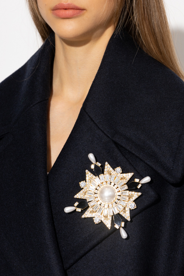 Balmain Embellished brooch