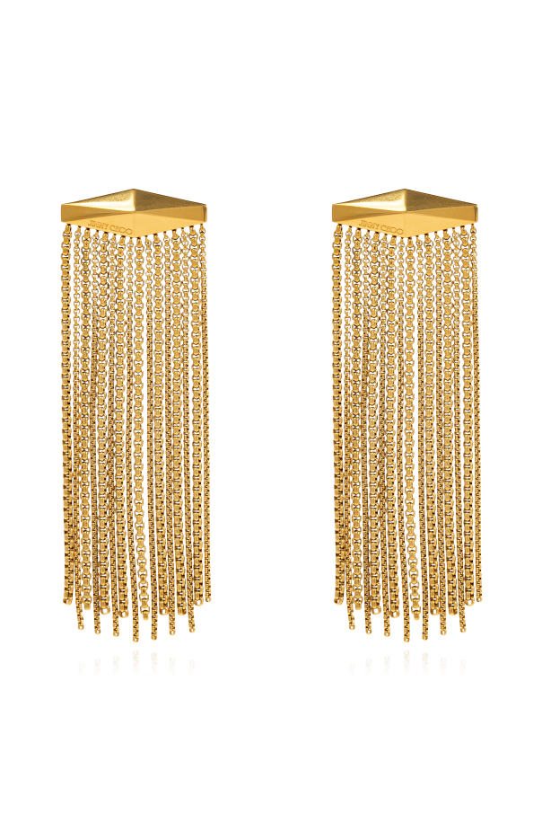 Jimmy Choo Brass earrings