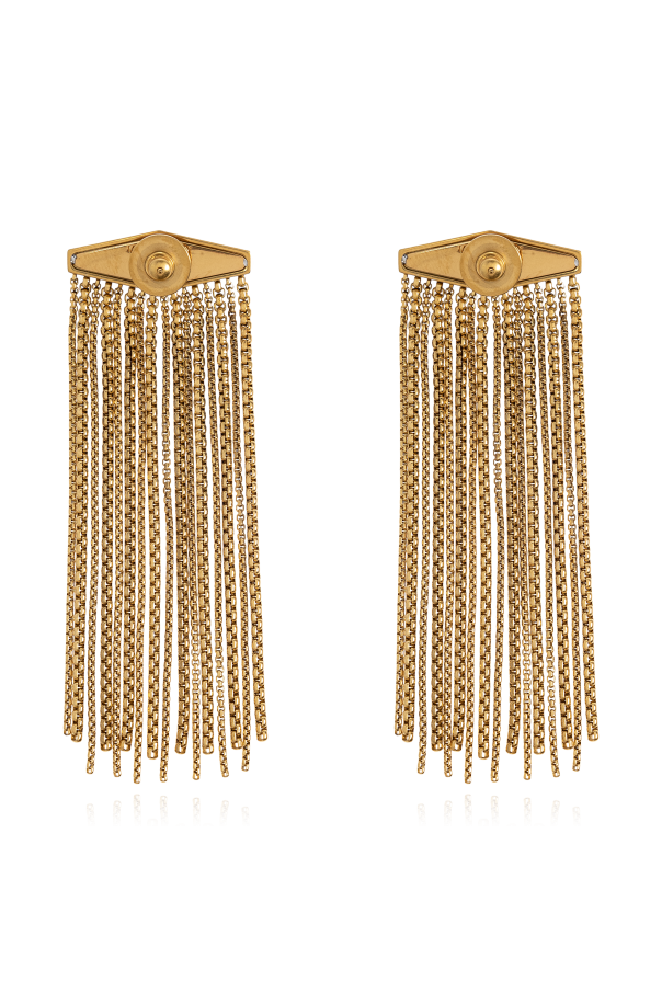 Jimmy Choo Brass earrings