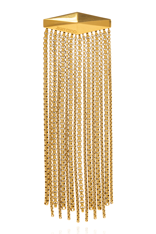 Jimmy Choo Brass earrings