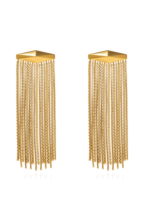 Brass earrings od Jimmy Choo