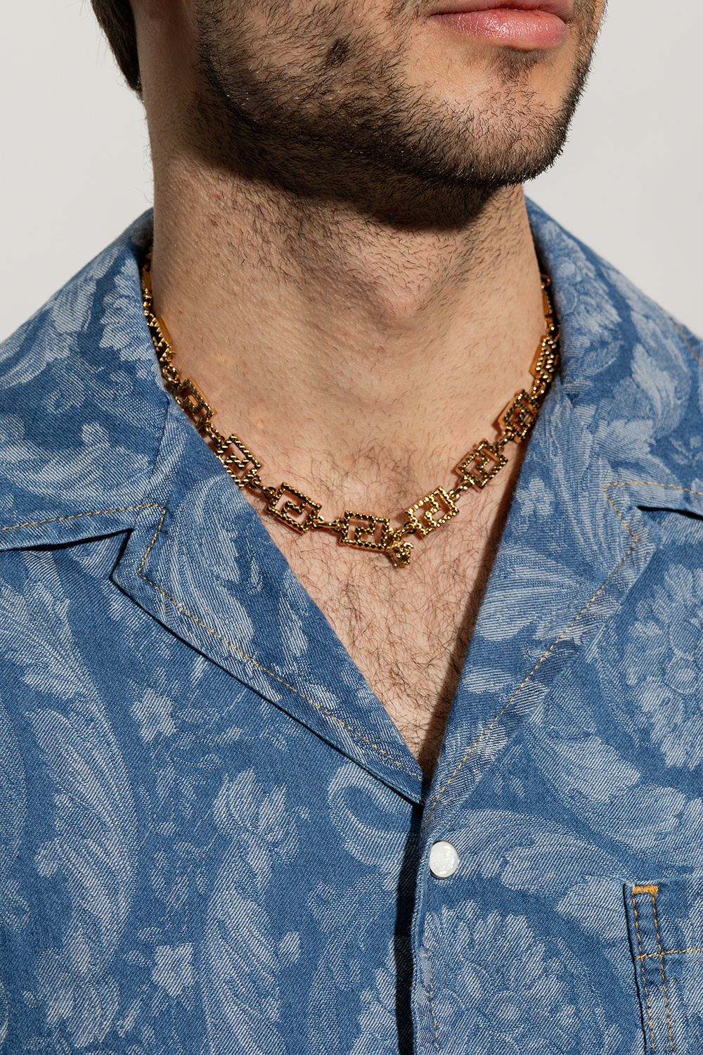 Versace Necklace with ‘Greca’ motif