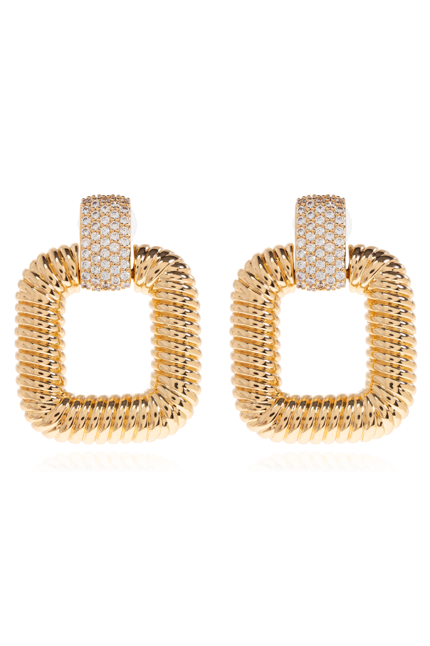 Earrings with shimmering crystals od Self-Portrait