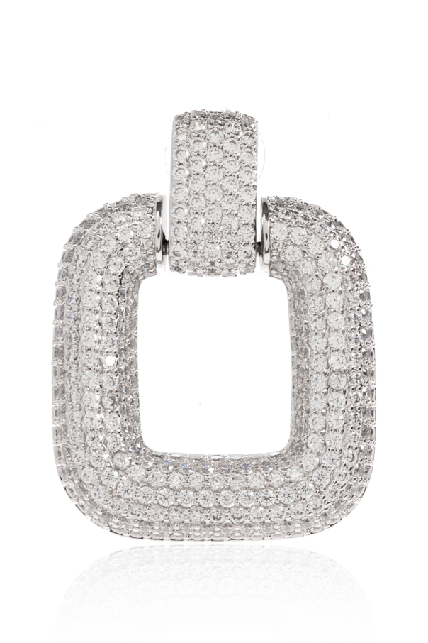 Self-Portrait Earrings with sparkling crystals