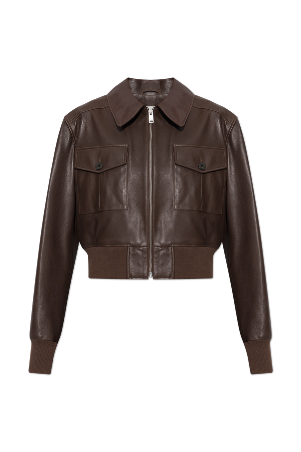 'Zafira' leather jacket od ARMA