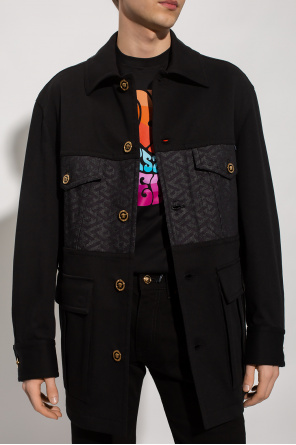 Versace Cotton jacket with ‘La Greca’