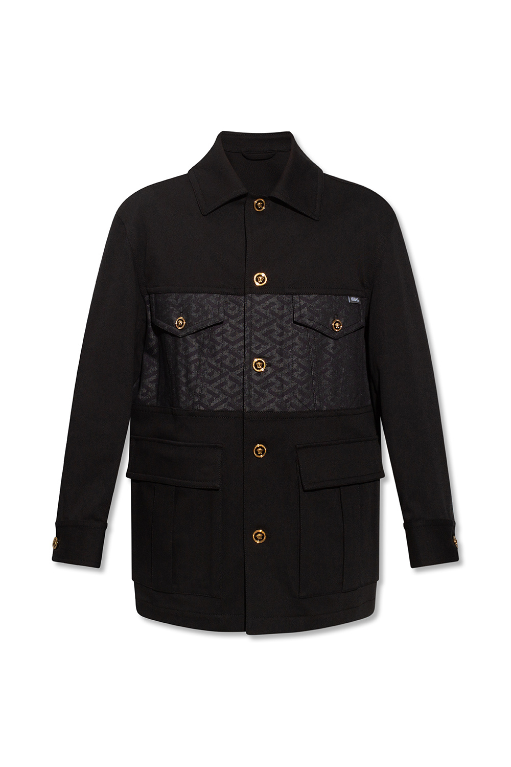 Versace Cotton jacket with ‘La Greca’