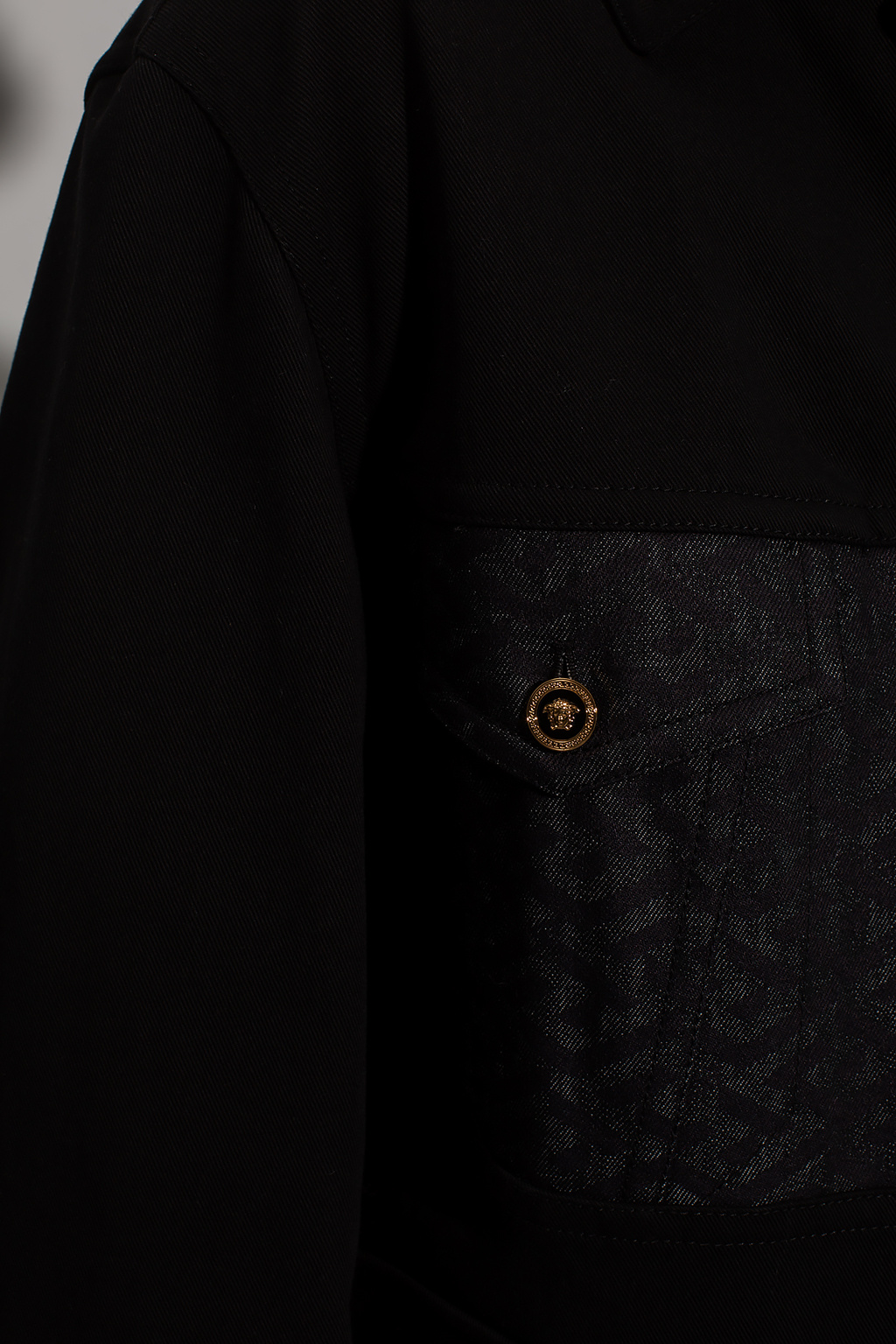 Versace Cotton jacket with ‘La Greca’