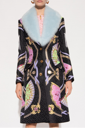 Versace Jacquard coat