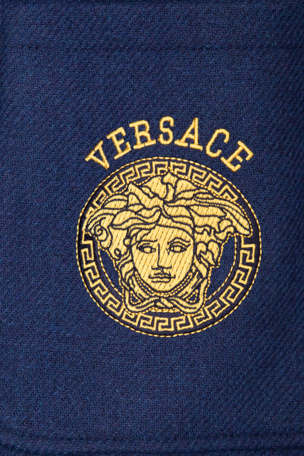 Versace Kids Coat with logo