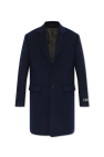 Versace NAVY BLUE Wool coat