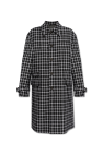 Versace Plaid Pattern Coat