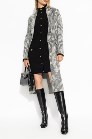 Coat with barocco pattern od Versace