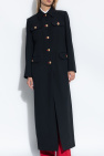 Versace BLACK Wool coat