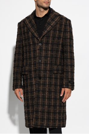 Versace Plaid Coat