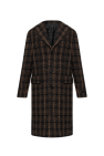 Versace BROWN Plaid Coat