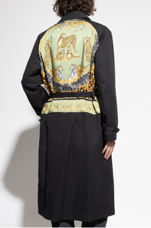 Versace Cotton coat with print