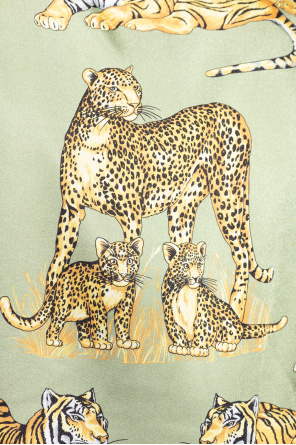 Versace Cotton coat with print