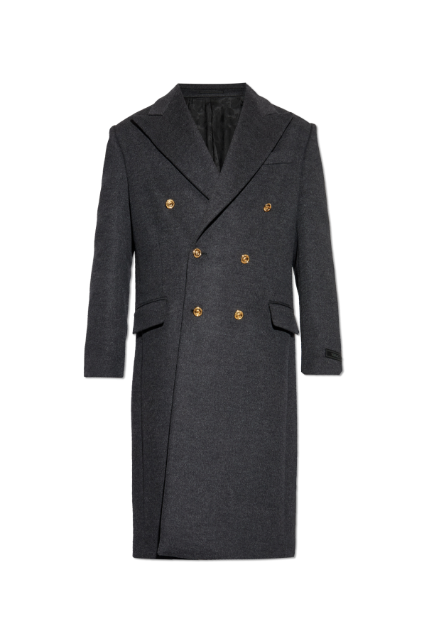 Double-breasted coat od Versace