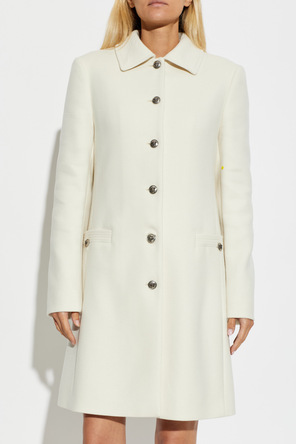 Versace Wool coat with single vent