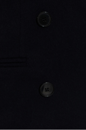 Victoria Beckham Dwurzędowy wełniany płaszcz