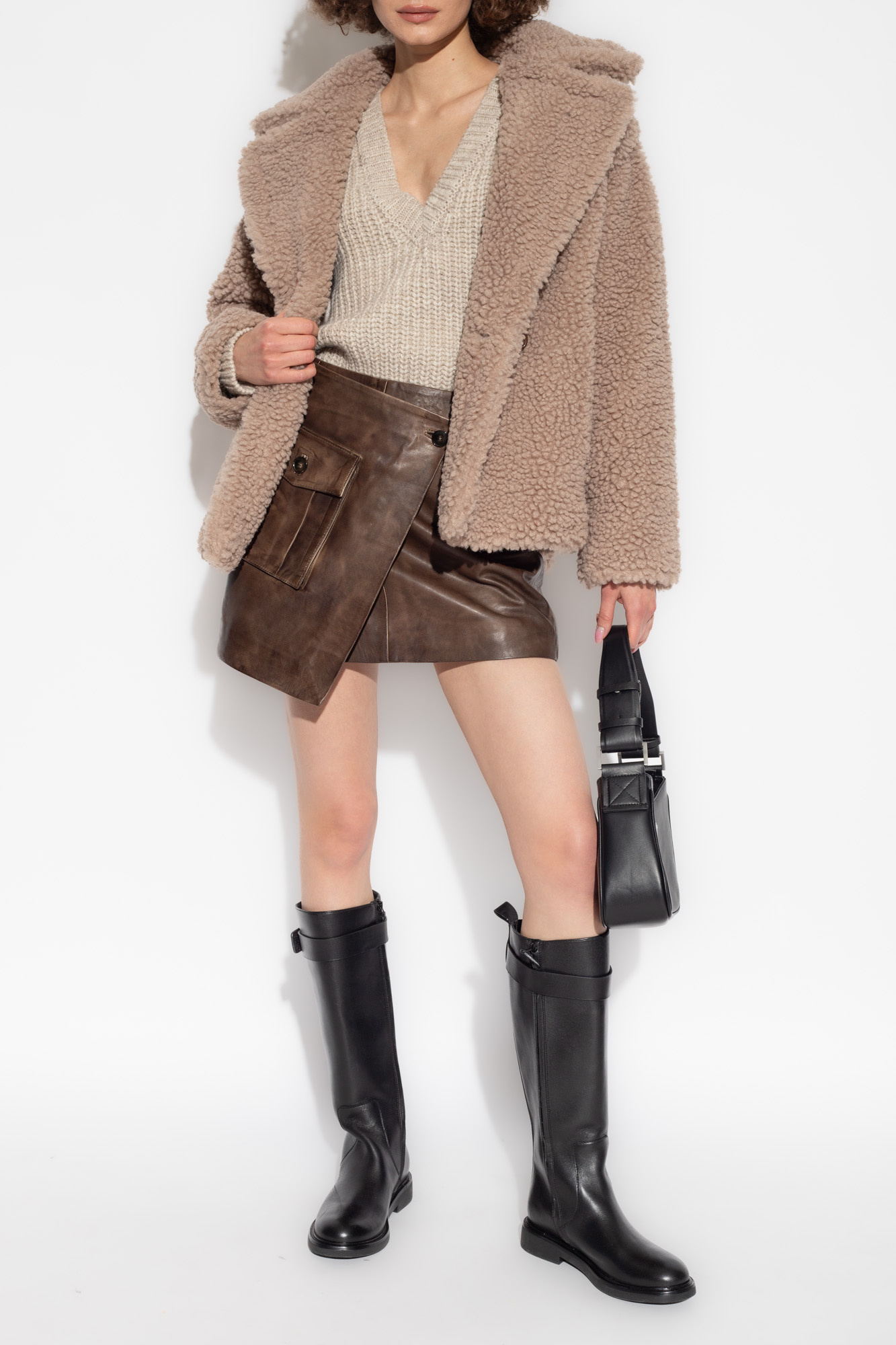 Ugg ‘gertrude' Short Coat In Beige