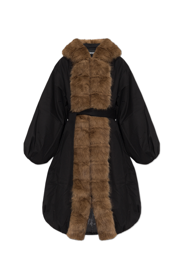 Coat with faux fur od ROTATE