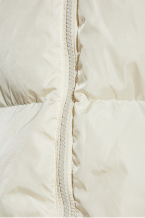 add Abrigo largo de plumas