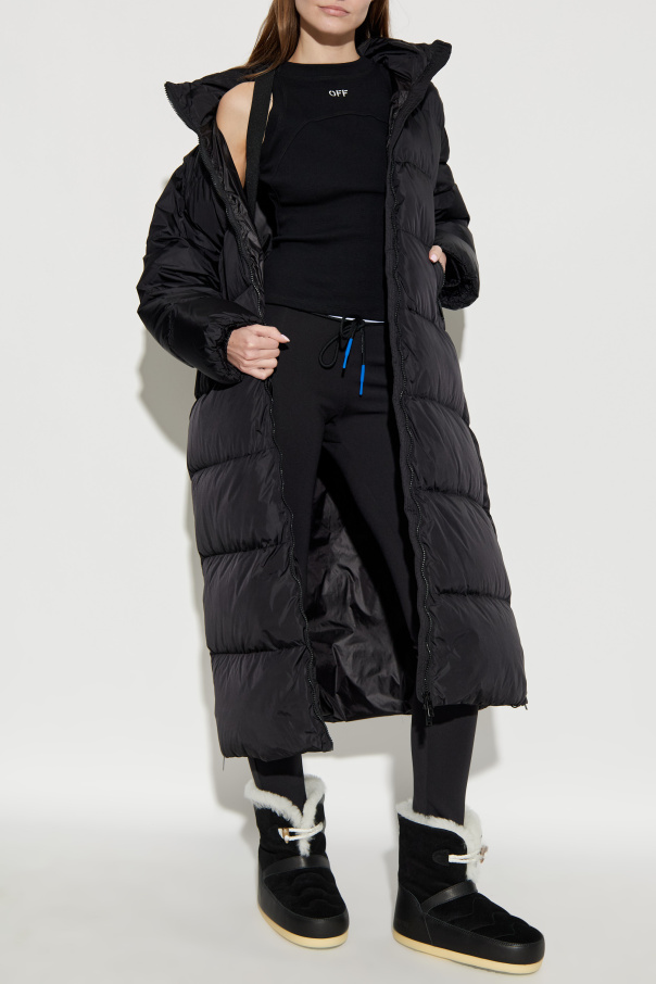 add Long down jacket