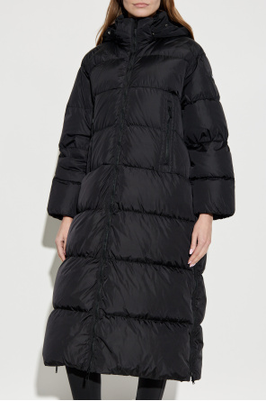 add Long down jacket