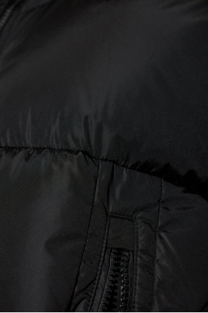 add Long down jacket