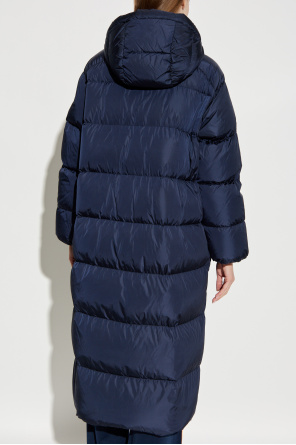 add Long down jacket