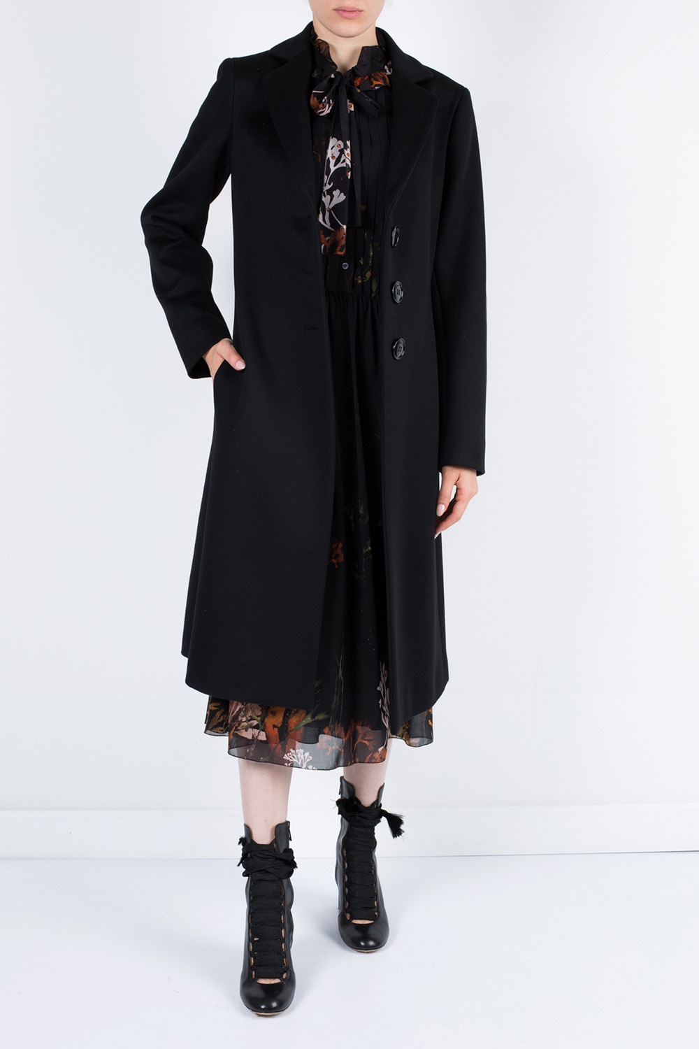 salvatore ferragamo wool coat