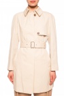 FERRAGAMO cream Cotton trench