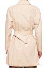 FERRAGAMO cream Cotton trench