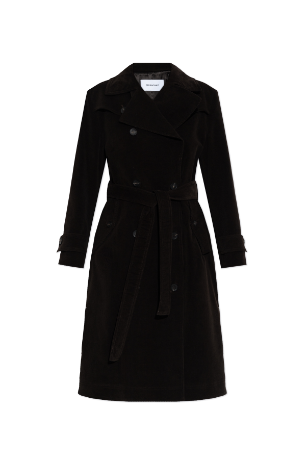 Corduroy trench coat od FERRAGAMO