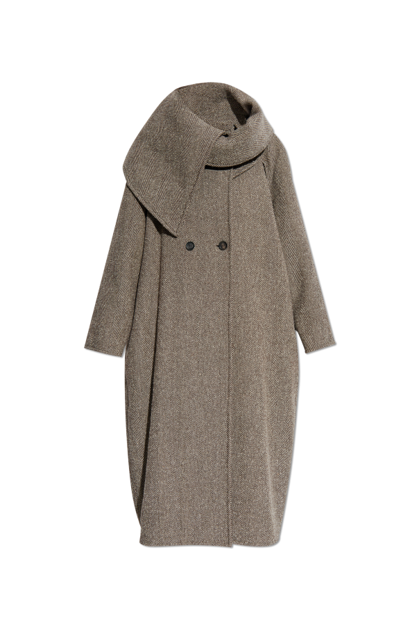 Wool coat with belt od FERRAGAMO