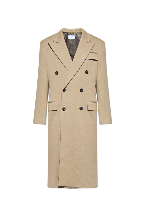 Wool coat with a single vent od FERRAGAMO