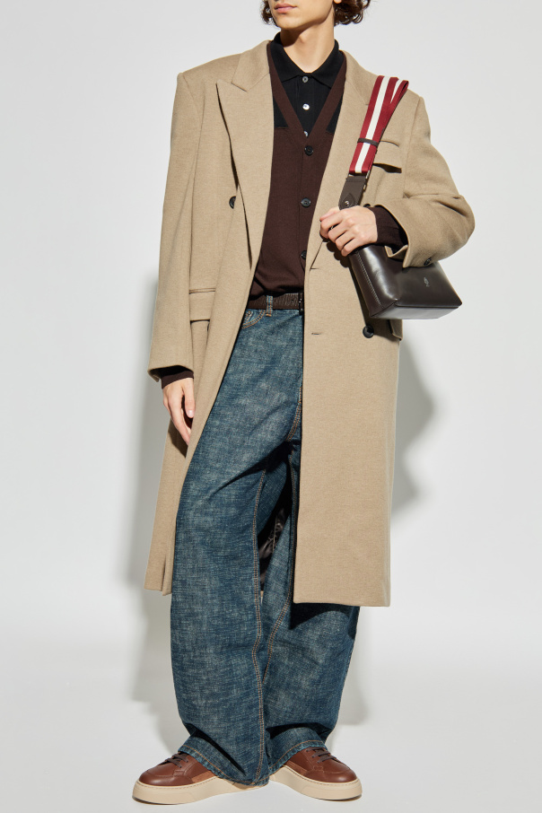 FERRAGAMO Wool coat with a single vent