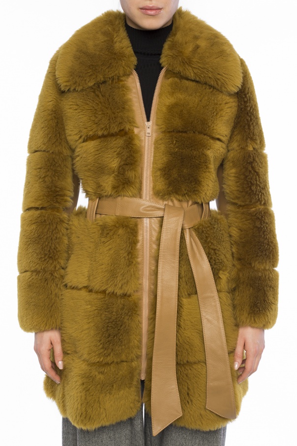 chloe sheepskin coat